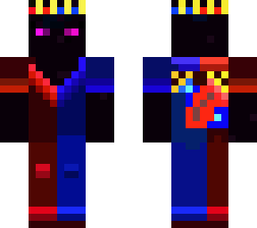 enderman blue and red