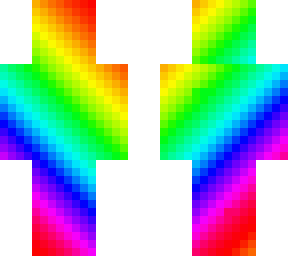 full rainbow skin