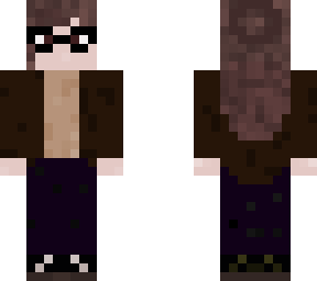glasses hairbun girl