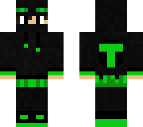 green hoodie