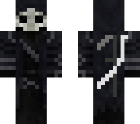 grim reaper with scythe