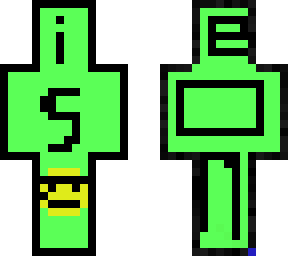 obnoxious bright lime skin