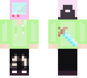 pink tv head
