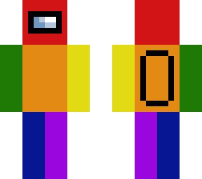 pride themed among us character