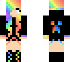 rainbow girl
