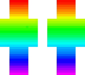 rainbow gradient man