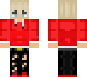 red hoodie boy