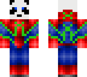 spiderpanda green suit (credit to fajoobie for original skin)