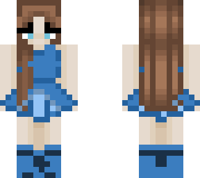 ;blue dressed cutie;