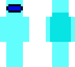 among us cyan