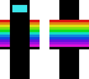 black among us with rainbow coat