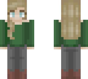blond girl with hoodie