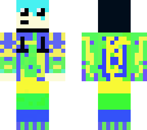 blue , green , yellow boy