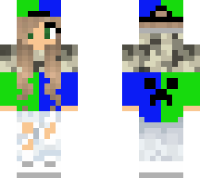 blue and green