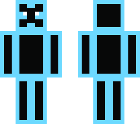 blue outline man