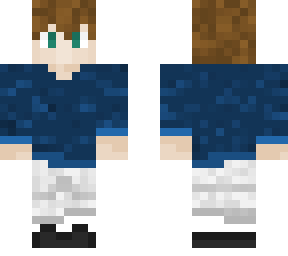 blue shirt boy
