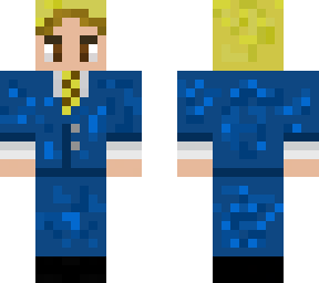 blue suit teenager