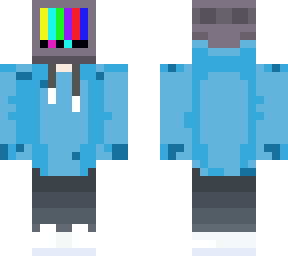 blue tv man