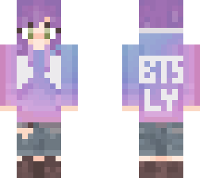 bts lilac hoody love yourself (edited)