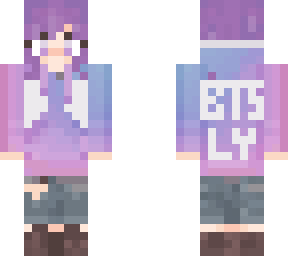 bts lilac hoody love yourself