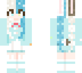 bunny blue collab choco+vanilla