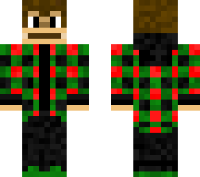 christmas monkey w/ a flannel