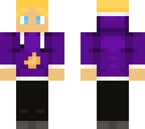 cool purple hoodie with bean logo