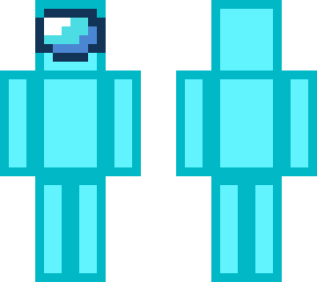 cyan crewmate among us