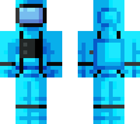 cyan crewmate helmet only