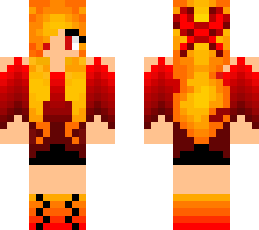 fire girl w/bow