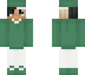 green and white