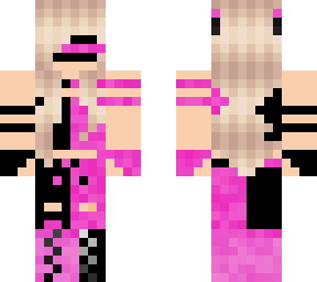 pink moon wolf girl