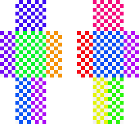 rainbow skin