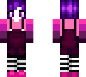 raspberry overalls