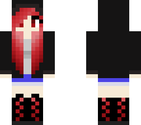 red based female character