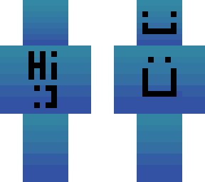 smiley face backwards skin