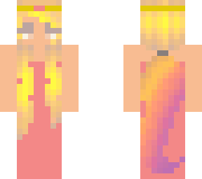 sunset princess (hair and eyes not mine)
