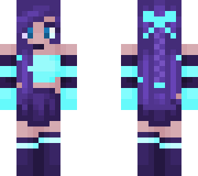 teal and purple queen