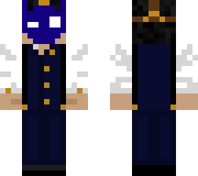 the blue masked man