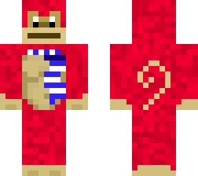 winter scarf red monkey