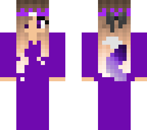 wolf princess of purple (hair and eyes not mine)