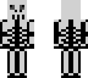 a not very scary skeleton