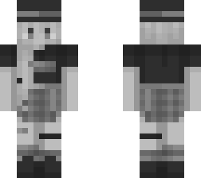black and white
