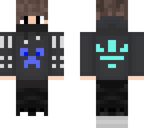 black as night addidas and creeper hoodie