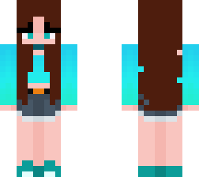 blue girl