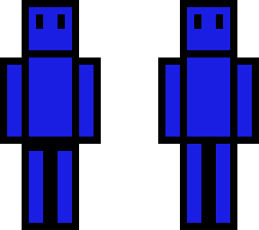 blue man