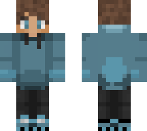 blue sweatshirt