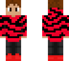 boy wearing a red and black pewdiepie hoodie