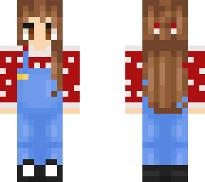 brown hair christmas girl