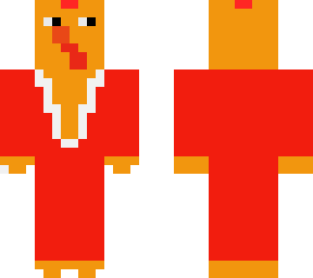 chicken christmas suit